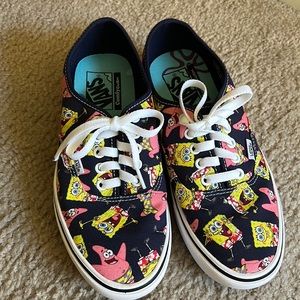 Brand new without tags SpongeBob vans men’s size 7.5 / women’s 9